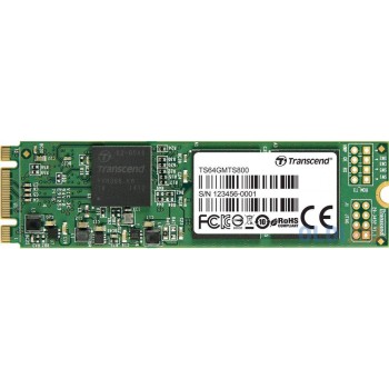 Твердотельный накопитель SSD M.2 64 Gb Transcend TS64GMTS800S Read 560Mb/s Write 310Mb/s MLC