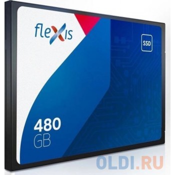 Твердотельный накопитель SSD 2.5" 480 Gb Flexis FSSD25TBP-480 Read 540Mb/s Write 490Mb/s 3D NAND TLC