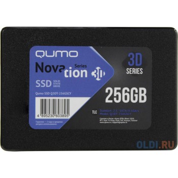 QUMO SSD 256GB Novation TLC Q3DT-256GSCY {SATA3.0}