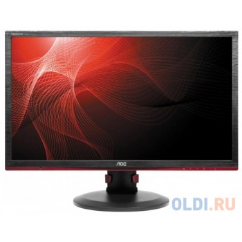 Монитор 24" AOC G2460PF Black-Red 1920x1080, 1ms, 350 cd/m2, 1000:1 (DCR 80M:1), D-Sub, DVI, HDMI, DP, USBhub, HAS, Pivot, 2Wx2, Headph.Out, vesa