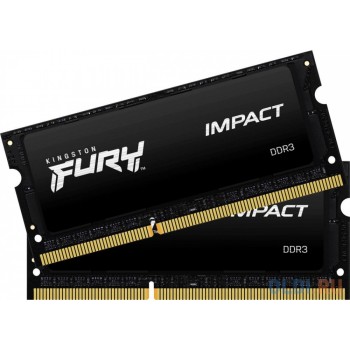 Оперативная память для ноутбука Kingston FURY Impact SO-DIMM 16Gb DDR3L 1866MHz KF318LS11IBK2/16