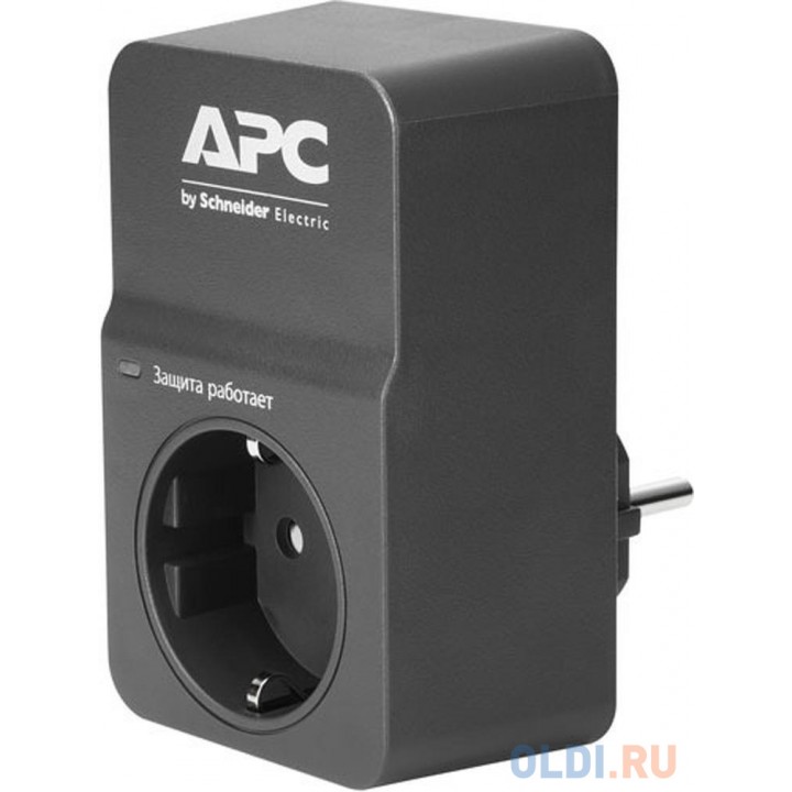 Сетевой фильтр APC PM1WB-RS 1 розетка черный