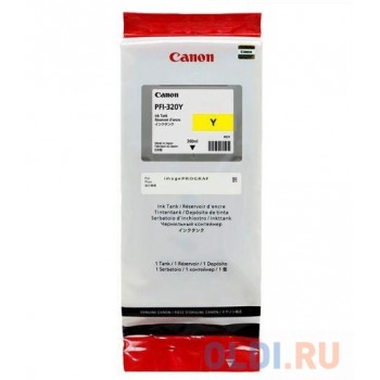 Картридж струйный Canon PFI-320 Y 2893C001 желтый для Canon ТМ-серия