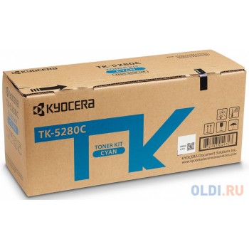 Тонер-картридж Kyocera Mita TK-5280C 11000стр Голубой