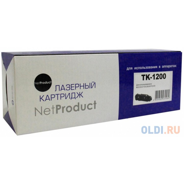 Тонер-картридж NetProduct TK-1200 3000стр Черный