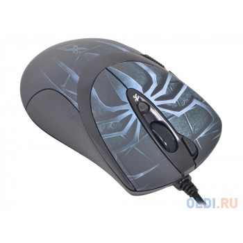 Мышь A4Tech XL-747H 3-Fire Extra High 6-Full Speed Glaser Blue Spider, 3600 dpi, USB