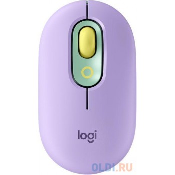 Мышь беспроводная Logitech POP Mouse with emoji фиолетовый USB + Bluetooth 910-006547