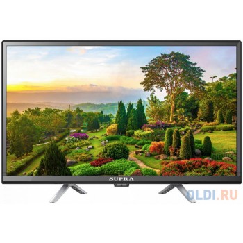 Телевизор LED Supra 23.6" STV-LC24LT0075W черный/HD READY/50Hz/DVB-T/DVB-T2/DVB-C/USB (RUS)