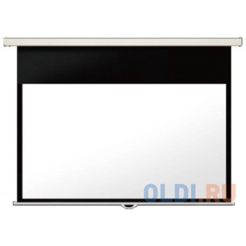 [LMP-100105CSR] Настенный экран Lumien Master Picture CSR 169x176см (раб.область 96х170 см) (77") Matte White черн. кайма по периметру, механизм плавного возврата, возможность потолочн./настенного крепления (белый корпус) 16:9