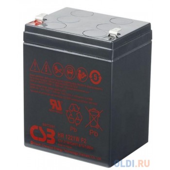 CSB Батарея HR1221W (12V 4,8Ah/21W) клеммы F2