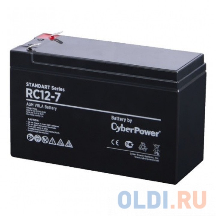 Battery CyberPower Standart series RC 12-7 / 12V 7 Ah