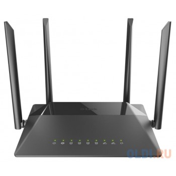 Беспроводной маршрутизатор D-Link DIR-842/RU/R1B 802.11abgnac 1167Mbps 2.4 ГГц 5 ГГц 4xLAN черный