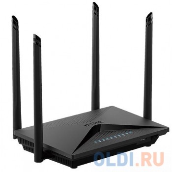 Wi-Fi роутер D-Link DIR-853 802.11abgnac 867Mbps 5 ГГц 2.4 ГГц 4xLAN LAN USB черный