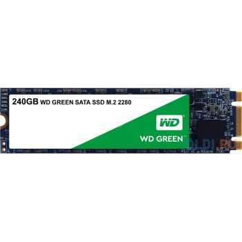 Твердотельный накопитель SSD M.2 240Gb Western Digital WD Green PC SSD WDS240G2G0B (SATA 6Gb/s, M.2)