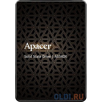 Твердотельный накопитель SSD 2.5" 240 Gb Apacer AS340XC Read 550Mb/s Write 520Mb/s 3D NAND TLC