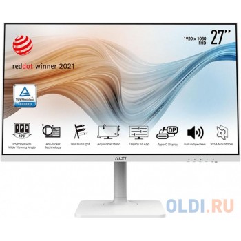 MSI Modern MD271PW 27" (1920x1080 (матовый))/IPS/flat/1xHDMI(1.4)/1xUSB C/75Hz/5ms