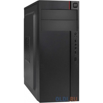 Exegate EX290176RUS Корпус Miditower ExeGate AA-440-AA350 (ATX, AA350 8 см, 2*USB, аудио, черный)