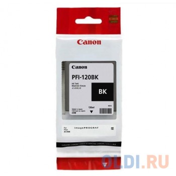 Картридж струйный Canon PFI-120 BK 2885C001 черный для Canon ТМ-серия