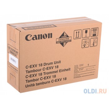 Фотобарабан Canon C-EXV18 для Ir1018/1020. Чёрный. 27000 страниц.