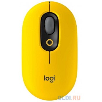 Мышь беспроводная Logitech POP Mouse Blast жёлтый USB + Bluetooth 910-006546