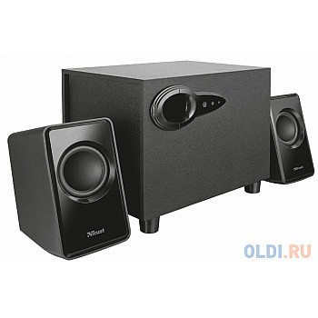 Колонки TRUST 2.1 Avora black (18Вт,3,5mini-jack)