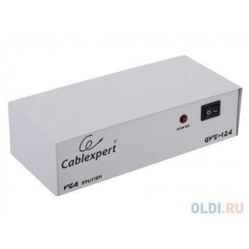 Разветвитель VGA Gembird/Cablexpert, HD15F/4x15F, 1комп.-4 монитора, каскадируемый