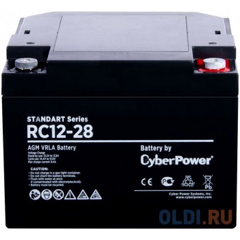 Battery CyberPower Standart series RC 12-28 / 12V 28 Ah