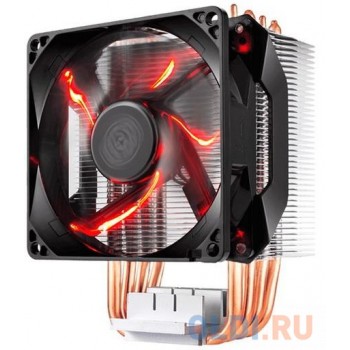 Cooler Master Hyper H410R, 600-2000 RPM, 100W, 4-pin, Red LED fan, Full Socket Support