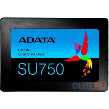 Твердотельный накопитель SSD 2.5" 512 Gb A-Data ASU750SS-512GT-C Read 550Mb/s Write 520Mb/s 3D NAND TLC