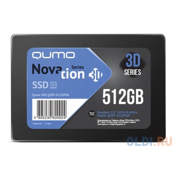 QUMO SSD 512GB QM Novation Q3DT-512GPGN OEM {SATA3.0}