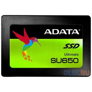 Твердотельный накопитель SSD A-Data SATA III 240GB SU650 TLC 2.5" 3D NAND, SLC cach / without 2.5 to 3.5 brackets / blister