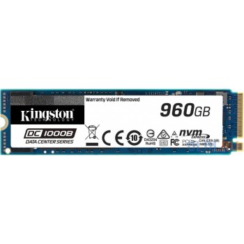 Твердотельный накопитель SSD M.2 Kingston 960Gb DC1000B Series <SEDC1000BM8/960G> (PCI-E 3.0 x4, up to 3400/925Mbs, 3D TLC, NVMe, AES-256, 475TBW, 0.5DPDW, PLP, 22х80mm)