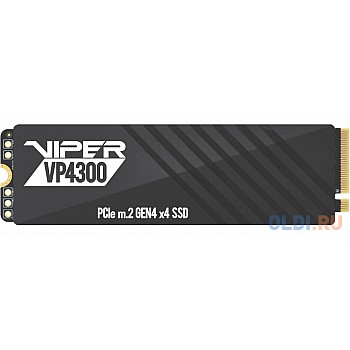 Твердотельный накопитель SSD M.2 Viper 2.0Tb VP4300 Series <VP4300-2TBM28H> (PCI-E 4.0 x4, up to 7400/6800MBs, 3D TLC, TBW 2000Tb, 22х80mm, heatsink)