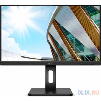 Монитор AOC 23.8" Pro Q24P2Q черный IPS LED 16:9 HDMI M/M матовая HAS Pivot 250cd 178гр/178гр 2560x1440 D-Sub DisplayPort FHD USB 5.14кг