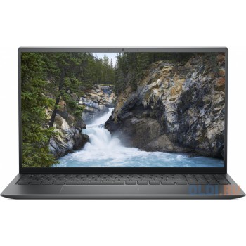 Dell Vostro 5510 15.6"(1920x1080 (матовый) WVA)/Intel Core i7 11390H(3.4Ghz)/16384Mb/512SSDGb/noDVD/Int:Intel Iris Xe Graphics/BT/WiFi/war 1y/Titan Grey/Win 11 Home + Narrow Border