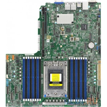 Плата материнская SuperMicro MB Single AMD EPYC™ 7002 Series/4TB Registered ECC/1 PCI-E 4.0 x32L/1 PCI-E 4.0 x16R/M.2,12 native 4 NVMe ,2 SATA3/2x 10GBase-T LAN Ports/AST2500 BMC/Up to 7 USB 3.0