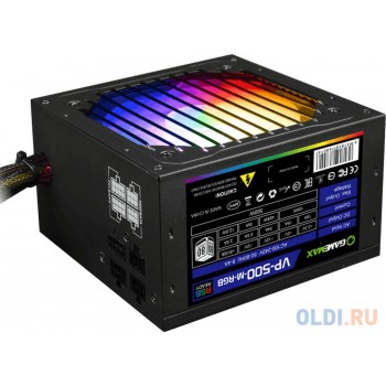 Блок питания GameMax VP-500-RGB-MODULAR 500 Вт