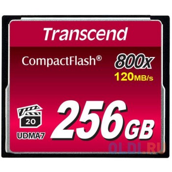 Флеш-накопитель Transcend 256GB CompactFlash 800X