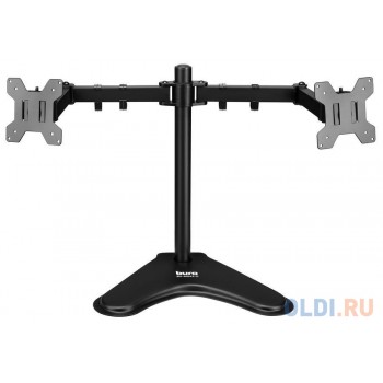 Кронштейн для мониторов ЖК Buro BU-M042-D черный 17"-32" макс.16кг настольный поворот и наклон верт.перемещ.