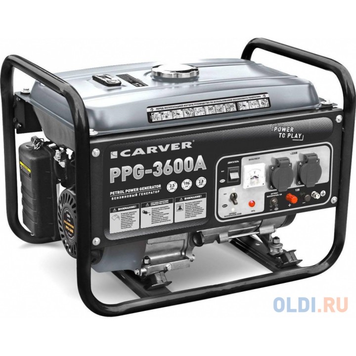 Генератор Carver PPG- 3600А 2.8кВт