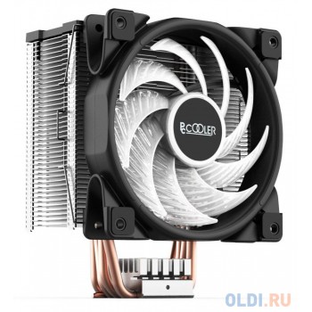 PCCooler Кулер GI-D56V HALO RGB LGA2066/2011/1366/115x/775/AM4/3/3+/2/2+/FM1/2/2+ (12 шт/кор, TDP 160W, 120mm PWM VortexPro RGB FAN, 5 тепловых трубок 6мм, 1000-2000RPM, 29.1dBa)