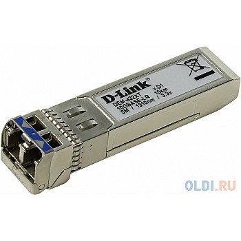 Трансивер сетевой D-Link 10GBASE-LR SFP+ Transceiver 10km w/o DDM DEM-432XT/A1A, DEM-432XT/D1A, DEM-432XT/B1A