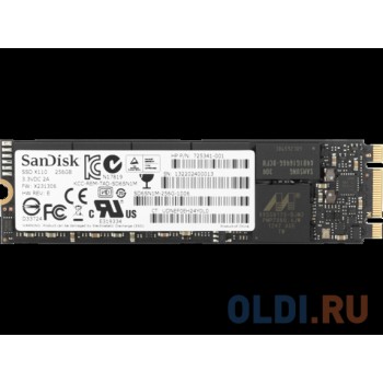 Твердотельный накопитель SSD M.2 256 Gb HP 1CA51AA Read 1800Mb/s Write 560Mb/s TLC