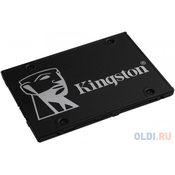 Твердотельный накопитель SSD 2.5" 256 Gb Kingston KC600 Read 550Mb/s Write 520Mb/s 3D NAND TLC SKC600/256G