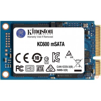 Твердотельный накопитель SSD M.2 512 Gb Kingston KC600 Read 550Mb/s Write 520Mb/s 3D NAND TLC SKC600MS/512G