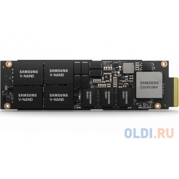 Samsung Enterprise SSD, M.2, PM9A3, 960GB, NVMe/PCIE Gen4 x4, R5000/W1400Mb/s, IOPS(R4K) 550K/60K, MTBF 2M, 1 DWPD, 22110, OEM, 5 years (analog MZ1LB960HAJQ-00007)