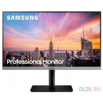 Монитор Samsung 23.8" S24R650FDI темно-серый IPS LED 16:9 HDMI матовая HAS Pivot 700:1 250cd 178гр/178гр 1920x1080 D-Sub DisplayPort FHD USB 5.1кг