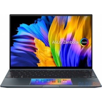 ASUS UX5400EG-KN193T Touch +Sleeve+cable 14"(2880x1800 OLED 16:10)/Touch/Intel Core i5 1135G7(2.4Ghz)/8192Mb/512SSD+32 OptaneGb/noDVD/Ext:nVidia GeForce MX450(2048Mb)/Cam/BT/WiFi/war 1y/1.4kg/Pine Grey/W10 + ScreenPad 2.0