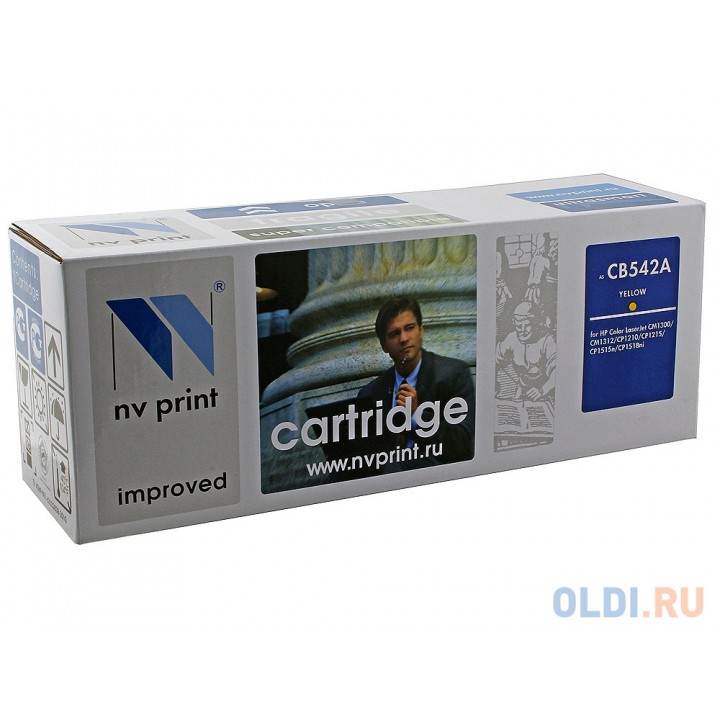 Картридж NV-Print CB542A CB542A CB542A CB542A 1400стр Желтый