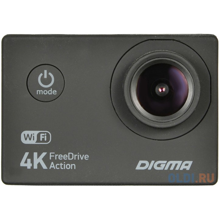 Видеорегистратор Digma FreeDrive Action 4K WiFi черный 8Mpix 2160x3840 2160p 140гр.